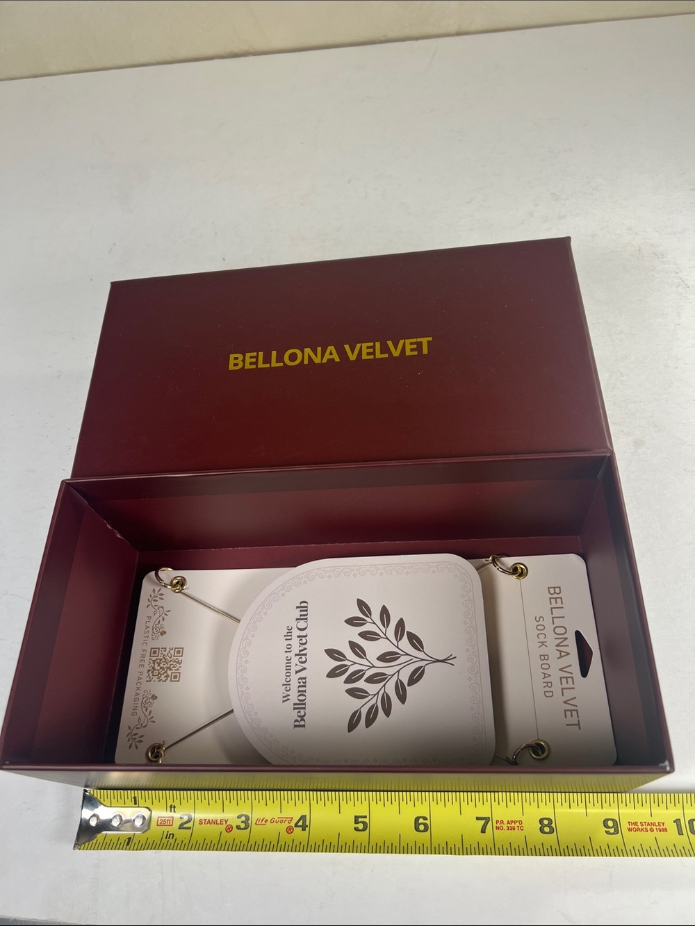 Storage Box Set in Burgundy